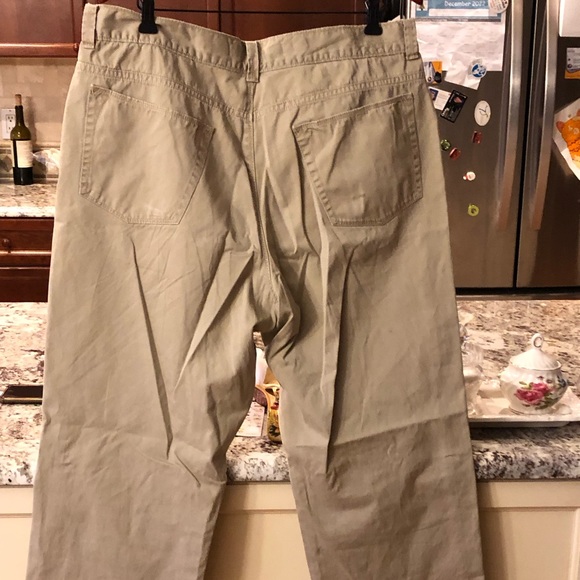 Tommy Bahama classic 40w 34L Khaki dress pants - Picture 5 of 6